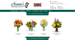 Desktop Screenshot of nortonsflowers.com